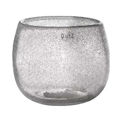 Skleněný květináč DutZ Pot, výška 14 cm, průměr 16 cm, barva čiré bubliny