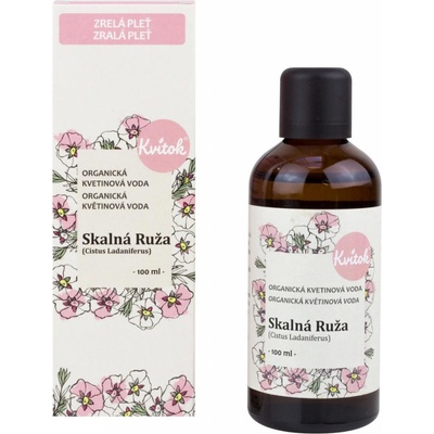 Kvitok Organická květová voda Skalní Růže 30 ml