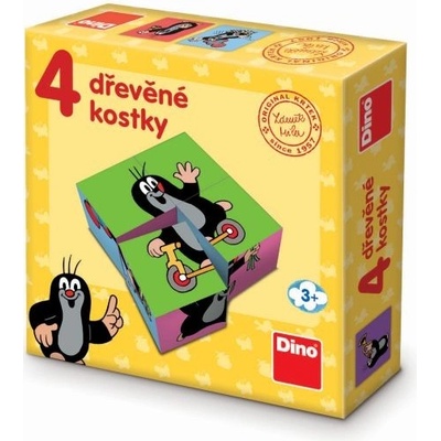 Dino Krteček 4 licenční kostky