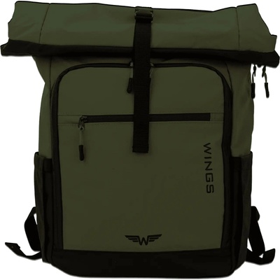 Wings batoh rook tmavě zelený 29 l