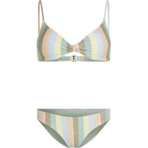 O'Neill Дамски комплект бикини O'Neill Women's Malibu Matira Bikini Set Bikini - Multi Must Haves Stripe - размер 42 (EU) (150-6550-0215)