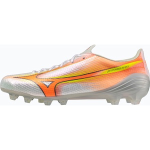 Mizuno Футболни обувки Mizuno Alpha III Japan FG white/lava orange/evening primrose
