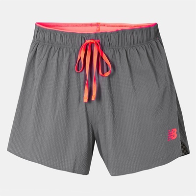 New Balance Къси панталони New Balance Men's Performance Running Shorts - Grey/Red