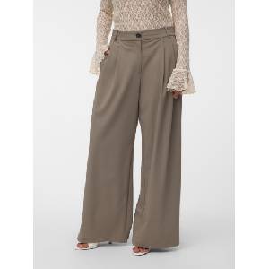 VERO MODA Бежови дамски широки панталони VMSTELLA Vero Moda | Bezhov | ЖЕНИ | 36/32