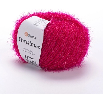 Yarn Art příze Christmas 33 Malinově růžová