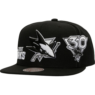 Mitchell & Ness San Jose Sharks NHL Trifecta Snapback