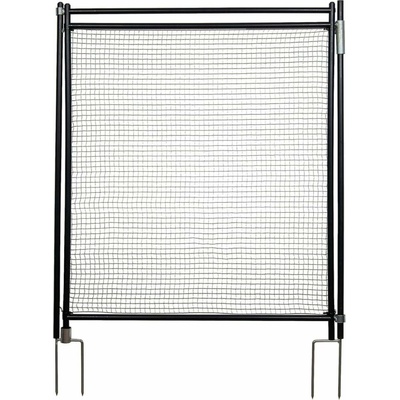 Brána pre univerzálne plotové siete, výška 90 cm, šírka 81 cm, nevodivá