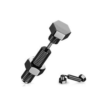 Šperky4U falešný piercing do ucha šroub FP103-K