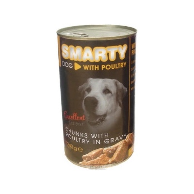 Smarty chunks with Poultry in gravy 6 x 1,24 kg