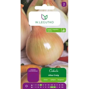 W. Legutko Лук Айлса Крейг - сламеножълта кора, глави до 1 кг, късен сорт