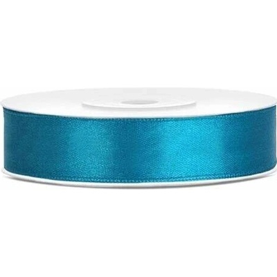 Saténová stuha tyrkysová 12 mm x 25 m