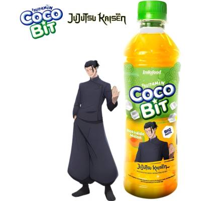 Fruitamin Jujutsu Kaisen Hokkaido Melon Juice with Nata de Coco 350 ml
