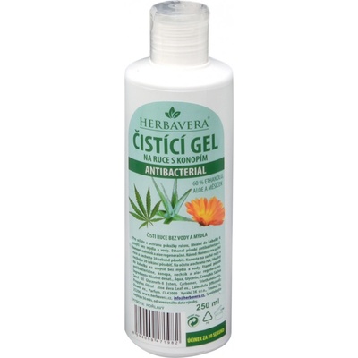 Herbavera antibakteriální čistící gel na ruce 250 ml