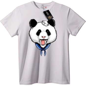 NOONEBRAND Тениска Моряк Панда - M, White