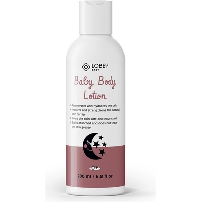 LOBEY Tělové mléko pro miminka 200 ml