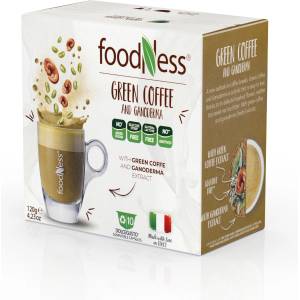 FoodNess Caffe Verde & Ganoderma зелено кафе с гъба Рейши за Dolce Gusto 10 капсули