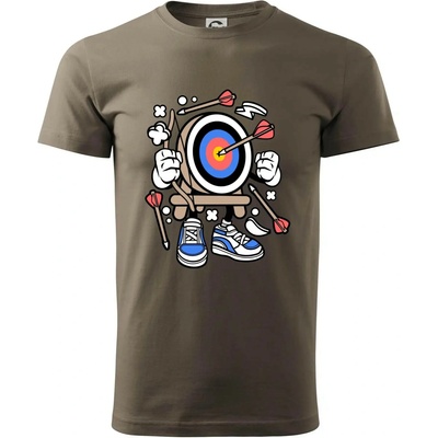 Lukostřelba komiks klasické pánské triko army – Zbozi.Blesk.cz