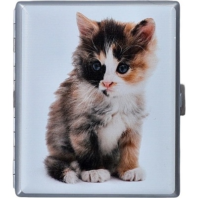 Gentelo tabatierka kovová na cigarety mačiatko