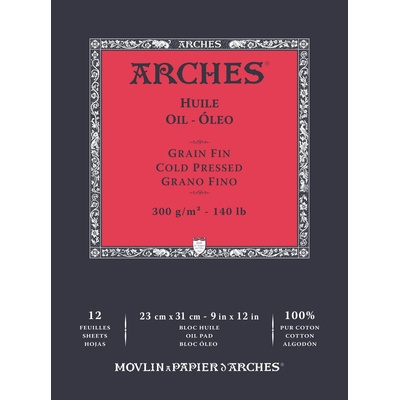 ARCHES Oil Cold Pressed Скицник 12 23 x 31 cm 300 g (A1795108)