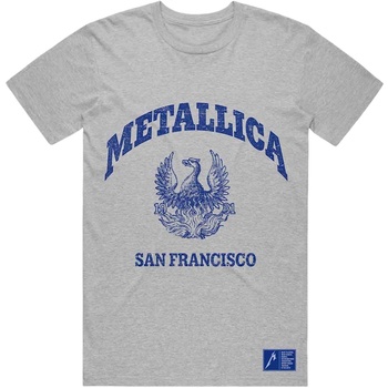Metallica College Crest Grey XL Риза (METTS44MG04)