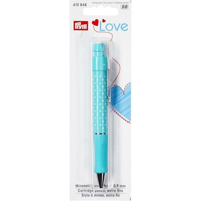 Prym Plniace pero na kriedy s integrovanou gumou, 0,9 mm, tyrkysové