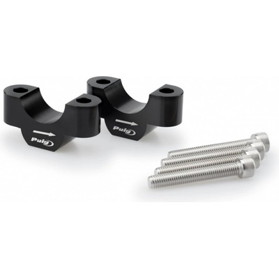 PUIG zvýšenie riadidiel 20308N čierny height 20mm, d 32mm