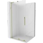 Mexen Velar L плъзгащ се параван за душ Walk-in 110 x 200 cm, матирано 8 mm, златен - 871-110-003-33-50 (871-110-003-33-50)