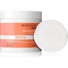 Revolution Skincare Brighten 3% Glycolic Acid čisticí tampónky 60 ks