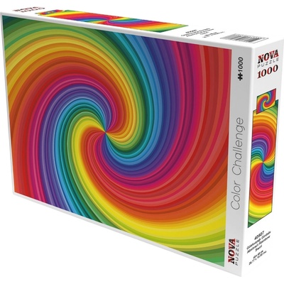 Nova Puzzle Пъзел Nova puzzle от 1000 части - Вихрушка от цветове (40507)