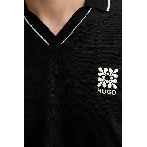 HUGO тениска с яка мъжка от памук Daryo (50556717)