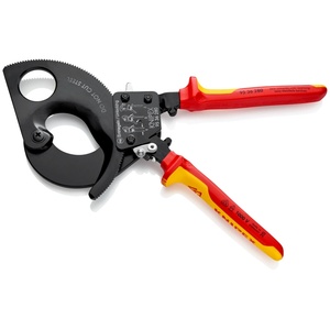 KNIPEX Ножици за рязане на кабел до 380мм2, vde 1000v жълто-червена (k9536280)