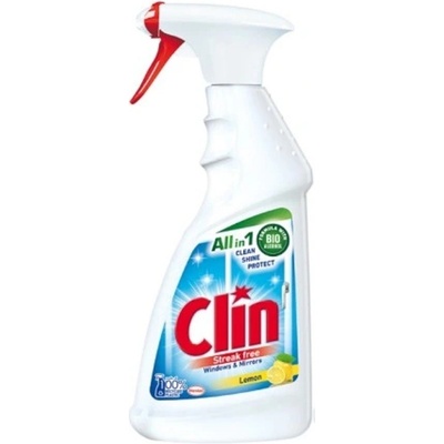 Clin All in 1 Windows & Mirrors Lemon čistič na okna a zrcadla rozprašovač 500 ml