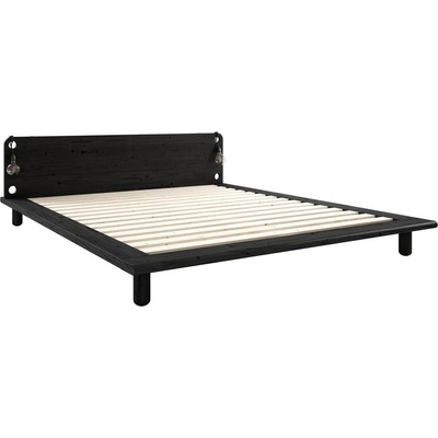 Karup Design Черно борово двойно легло с решетка 140x200 cm Peek - Karup Design (430102140200)
