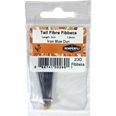 Semperfli Syntetická Pera Tail Fibre Fibbets Iron Blue Dun