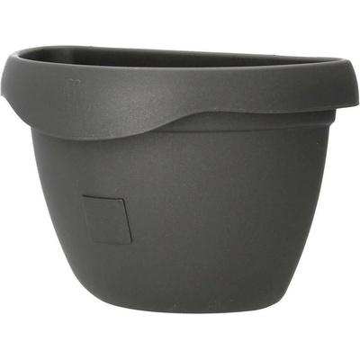 Plastia květináč samozavlažovací Siesta na zeď 29 cm antracit