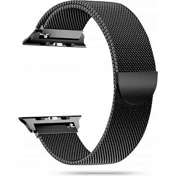 Tech-Protect Стоманена верижка за Apple Watch 6/7/8/9/10/SE (40/41/42 mm) от Tech-Protect MILANESEBAND - черна (5906735412925)