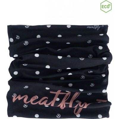 Meatfly šátek Cody Dots black černá – Zboží Dáma