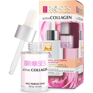 Nature of Agiva Roses Серум за лице против стареене Active Collagen, 30 ml