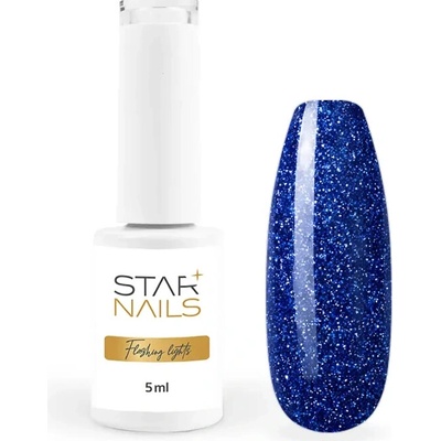 Polish Flashing Lights Uv Led Melancholia zafírovo modrý gél lak 004 5 ml