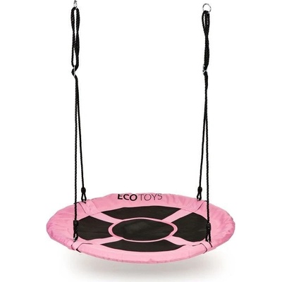 EcoToys houpačka hnízdo 110 cm růžová