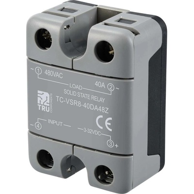 TRU COMPONENTS polovodičové relé TC-12705360 40 A Spínací napětí (max.): 480 V/AC spínání při nulovém napětí 1 ks