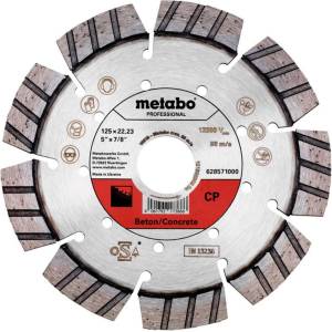 Metabo - Диамантен режещ диск за бетон 125x22, 23 мм 628571000 (628571000)