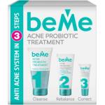 beMe Комплект - Почистващ гел, хидратиращ крем и коректор, 150 + 50 + 15 ml