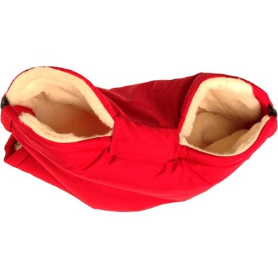 Kaarsgaren Merino rukávnik na zips 30 x 50 cm Ovčia vlna červená