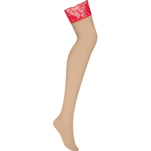 Obsessive Matildea Stockings Red XXL/XXXL