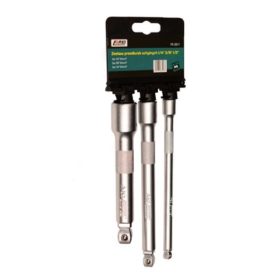 Farys Комплект дълги удължители за наклон 1/4„ 3/8 1/2 (fr2611)