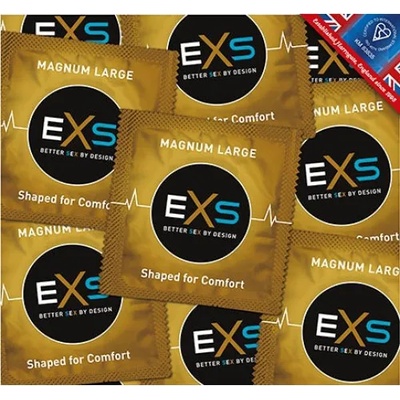 EXS Condoms 20 бр. Големи презервативи EXS Magnum 60 мм - насипни