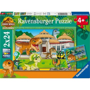 Ravensburger Пъзел Ravensburger от 2 x 24 части - Джурасик свят (12001057) - ozone