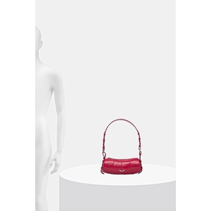 Zadig&Voltaire дамска чанта от кожа LE ROUDOUDOU VINTAGE PATENT (LWBA04133)