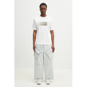 Norse Projects Памучна тениска Norse Projects Holger Post Stamp Print T-Shirt в бяло с принт N01.0686. 0001 (N01.0686.0001)